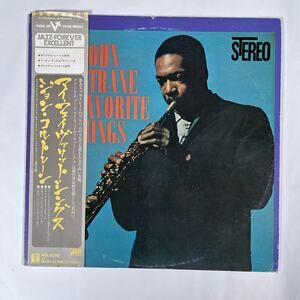 John Coltrane My Favorite Things Vinyl LP Japan Press 1976 w/ OBI P-7505A Jazz